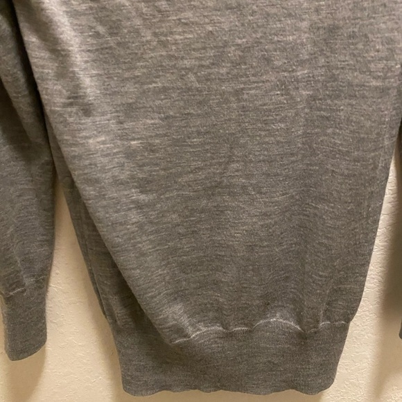 J. Crew Grey Classic Merino Wool Long Cardigan Sweater Size Small - Picture 8 of 10